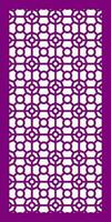 Decorative vector pattern for cnc laser