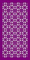 Decorative vector pattern for cnc laser