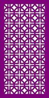 Decorative vector pattern for cnc laser