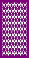 Decorative vector pattern for cnc laser