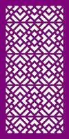 Decorative vector pattern for cnc laser
