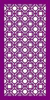 Decorative vector pattern for cnc laser