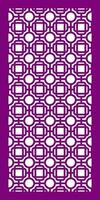 Decorative vector pattern for cnc laser