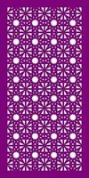 Decorative vector pattern for cnc laser