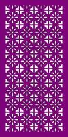 Decorative vector pattern for cnc laser