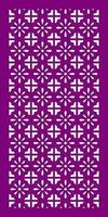 Decorative vector pattern for cnc laser