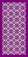 Decorative vector pattern for cnc laser