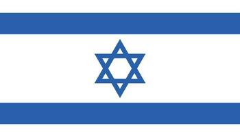 Israel flag icon in flat style. National sign vector illustration. Politic business concept.