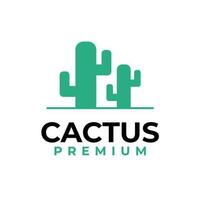 creativo cactus logo diseño concepto vector ilustración símbolo icono