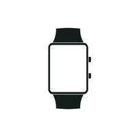 Watch vector icon. Clock flat illustration.