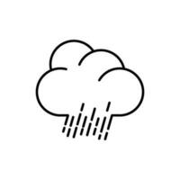 Cloud rain icon vector illustration design