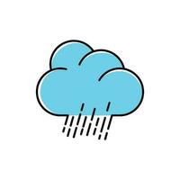 Cloud rain icon vector illustration design