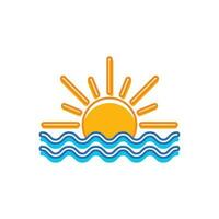 Sun Vector illustration Icon Logo Template design