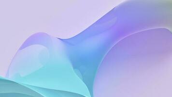 3d render, Abstract wavy pastel color wallpeper background photo