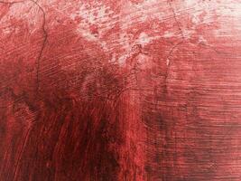 Red dirty wall texture background photo