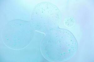 claro líquido gel textura con burbuja foto