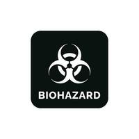 Biohazard packaging mark icon symbol vector