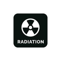 Radiation packaging mark icon symbol vector