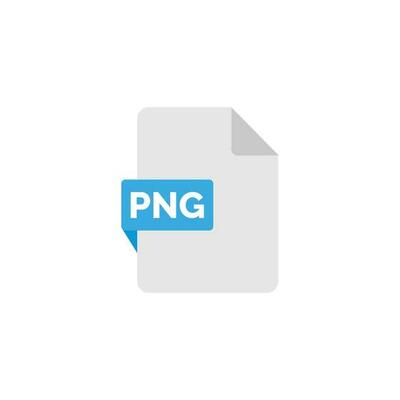 PNG file icon isolated on white background