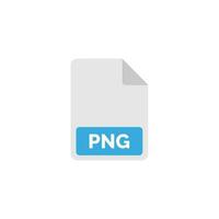 PNG file icon isolated on white background vector