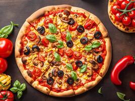 tentador picante Pizza imágenes ese será encender tu antojos, generativo ai foto