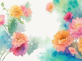 Elegant Floral Background Enhance Your Designs with Beautiful and Versatile Floral Patterns, Generative AI photo