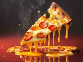 tentador picante Pizza imágenes ese será encender tu antojos, generativo ai foto