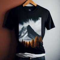 Versatile T-Shirt Mockup Design, Generative AI photo