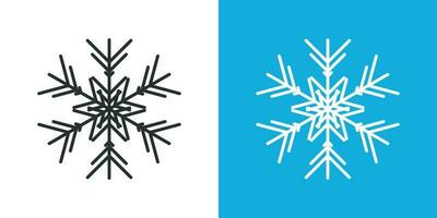 copo de nieve icono en plano estilo. nieve escama invierno vector ilustración en aislado antecedentes. Navidad nevada ornamento negocio concepto.