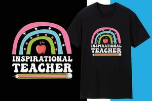 Inspirational Teacher Design vector