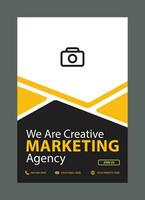 headline banner for social media post template. social media post design for creative marketing agency vector