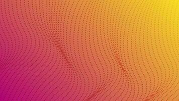 Halftone gradient background with dots. Abstract orange dotted pop art pattern in comic style. Vector illustration