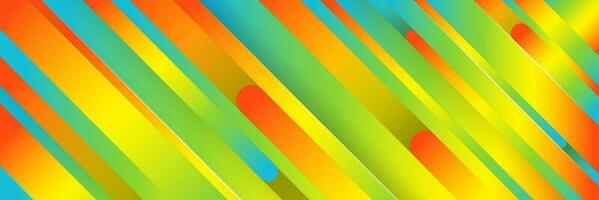 Geometric colorful background with abstract lines vector