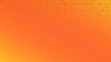 Abstract geometric gradient circles background. Orange dot background with empty space. Vector illustration.