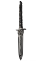 knight steel sword isolated on white background ,generative ai png