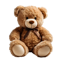 teddy bear isolated on transparent background ,generative ai png