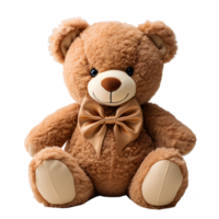 teddy bear isolated on transparent background ,generative ai png