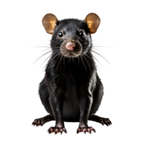 rato isolado em branco fundo ,rato png , generativo ai