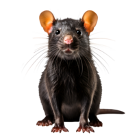 rat isolé sur blanc Contexte ,souris png ,génératif ai