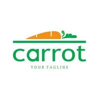 Carrot Illustration Creative Design Carrot Agricultural Product Logo Icon, Carrot Processing, Farmers Market, Vector