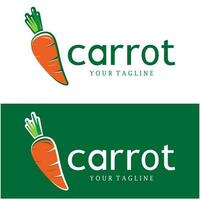 Carrot Illustration Creative Design Carrot Agricultural Product Logo Icon, Carrot Processing,vegan food, Farmers Market,Vector vector