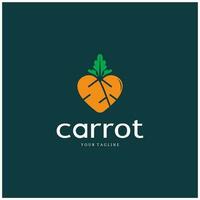Carrot Illustration Creative Design Carrot Agricultural Product Logo Icon, Carrot Processing,vegan food, Farmers Market,Vector vector