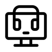 tech support icon for your website, mobile, presentation, and logo design. vector