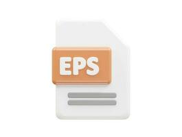 Eps file format folder vector 3d