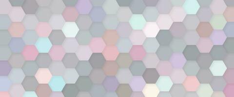 Abstract futuristic hexagon with glowing light background. Geometric hexagonal metal shape background. Honeycomb mosaic background. Random waving motion canvas pattern. photo