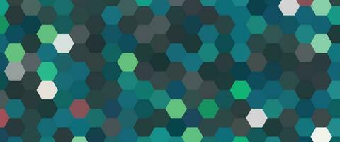 Abstract futuristic hexagon with glowing light background. Geometric hexagonal metal shape background. Honeycomb mosaic background. Random waving motion canvas pattern. vector