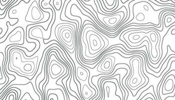 Background of the topographic map. Elevation contouring outline cartography texture. Geographic abstract grid. Futuristic wireframe landscape background. black and white seamless pattern. vector