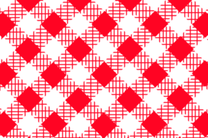 Tischdecke nahtlos Muster. Picknick Plaid Hintergrund. rot Gingham Tuch. kariert Küche Texturen png