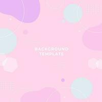 Abstract Simple geometric color block technology business professional  texture social media banner. vector background.