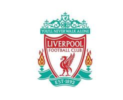 Liverpool Club Logo Symbol Premier League Football Abstract Design Vector Illustration